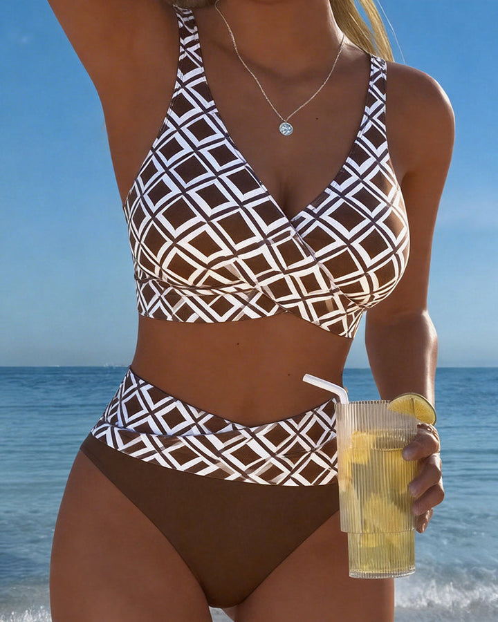 Roxy | Swimwear with Diamond Pattern