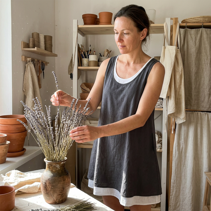 MARISSA | Layered Sleeveless Dress
