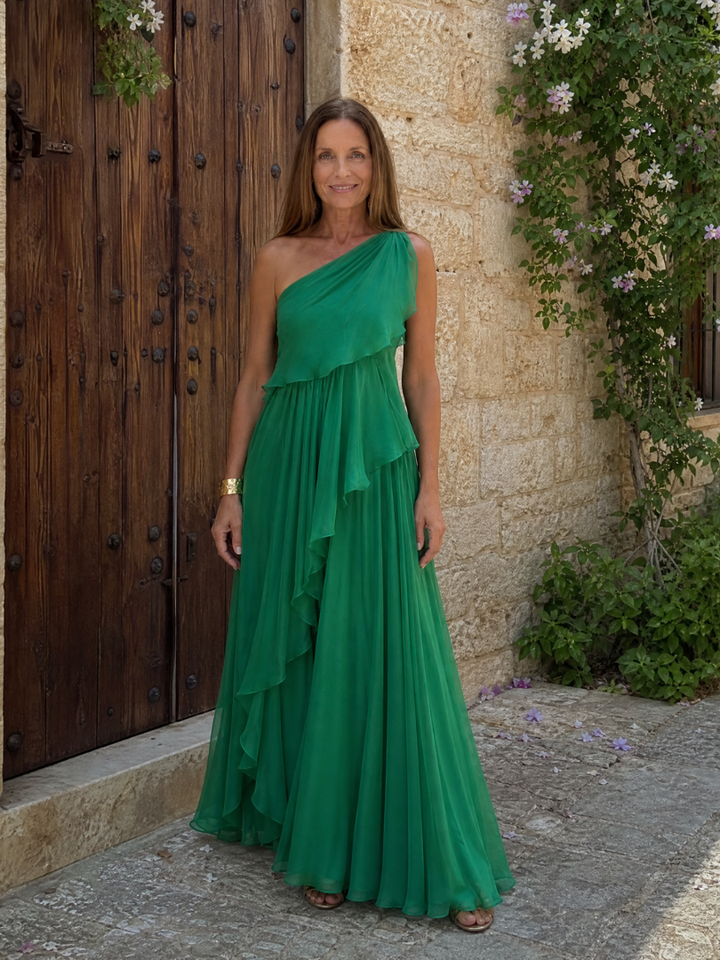 TRACEY | One-Shoulder Maxi Dress