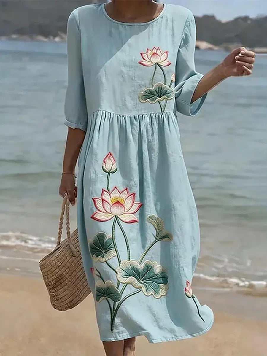 Vanessa | Elegant Floral Dress