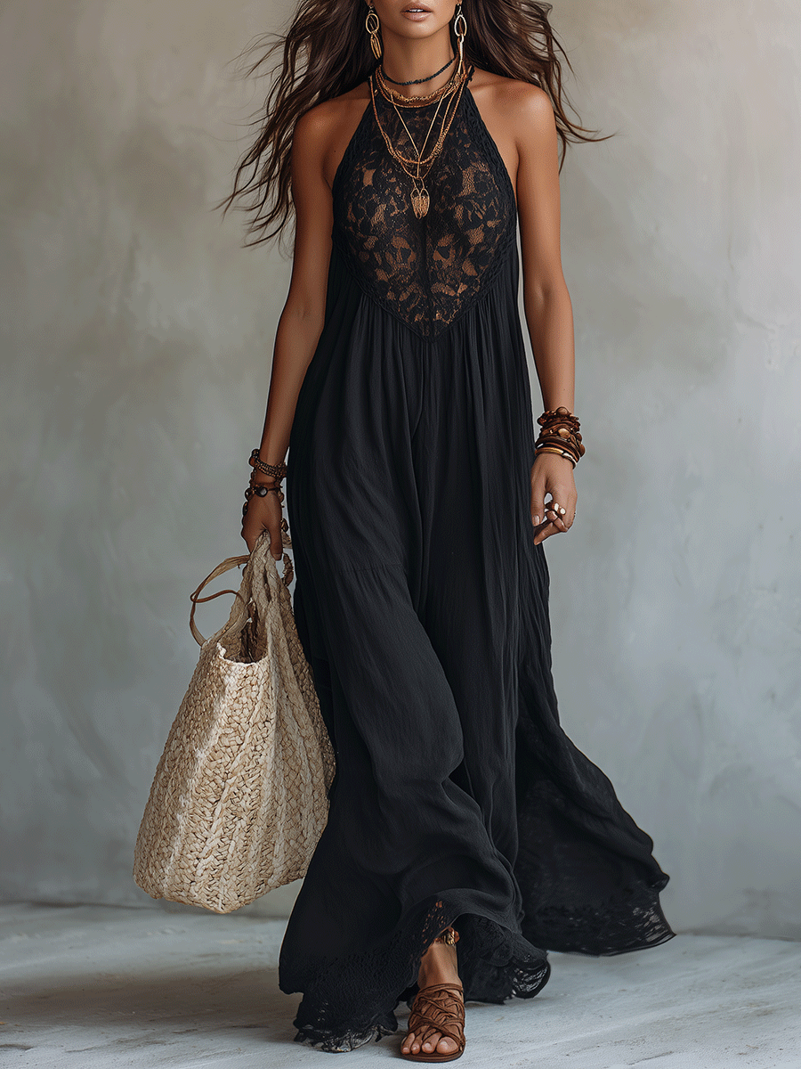 Charlotte | Bohemian Evening Maxi Dress