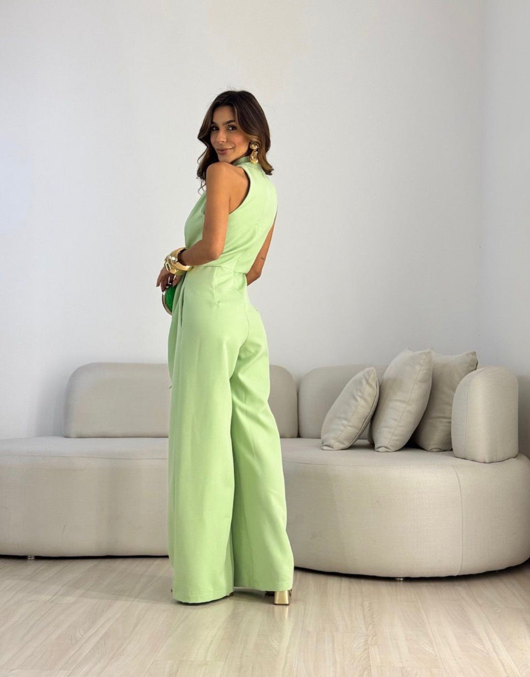 SERENA | Halter Wide-Leg Jumpsuit