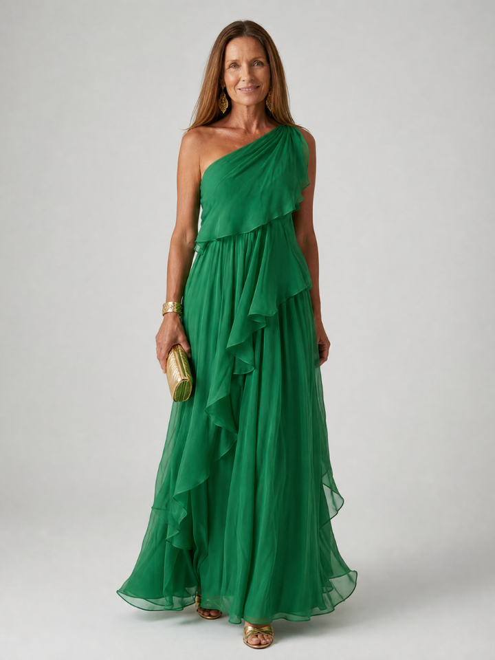 TRACEY | One-Shoulder Maxi Dress