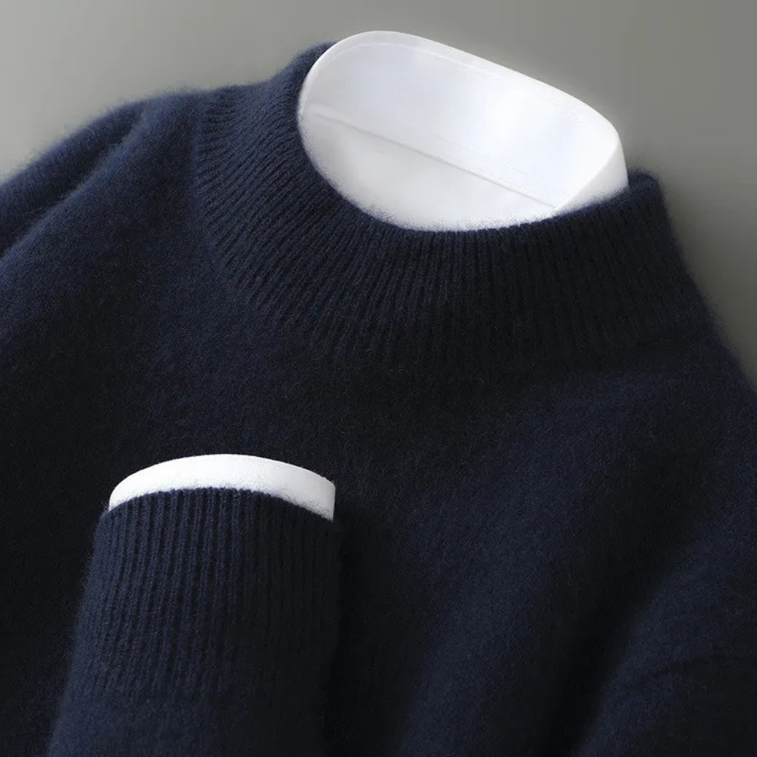 Olivia Mae | Wool Mock-Neck Jumper