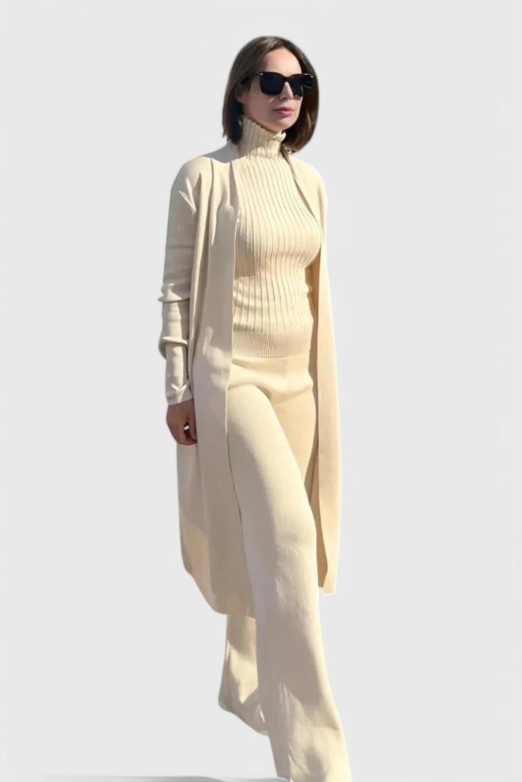 Mahalia 3-Piece Soft Knit Ensemble with Chic Design