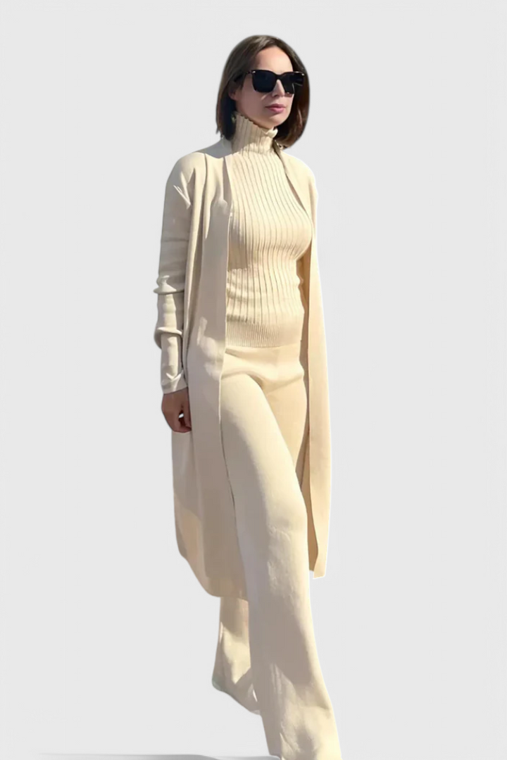 Mahalia 3-Piece Soft Knit Ensemble with Chic Design