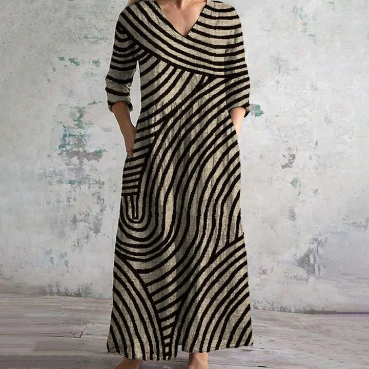 AYLA | Vintage Striped Dress