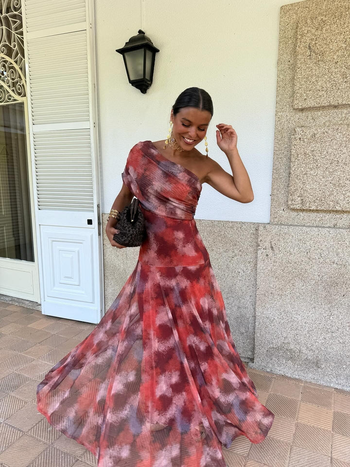 Mira | Off-Shoulder Long Dress