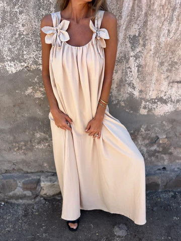 LUCIANA | Floral Strap Maxi Dress