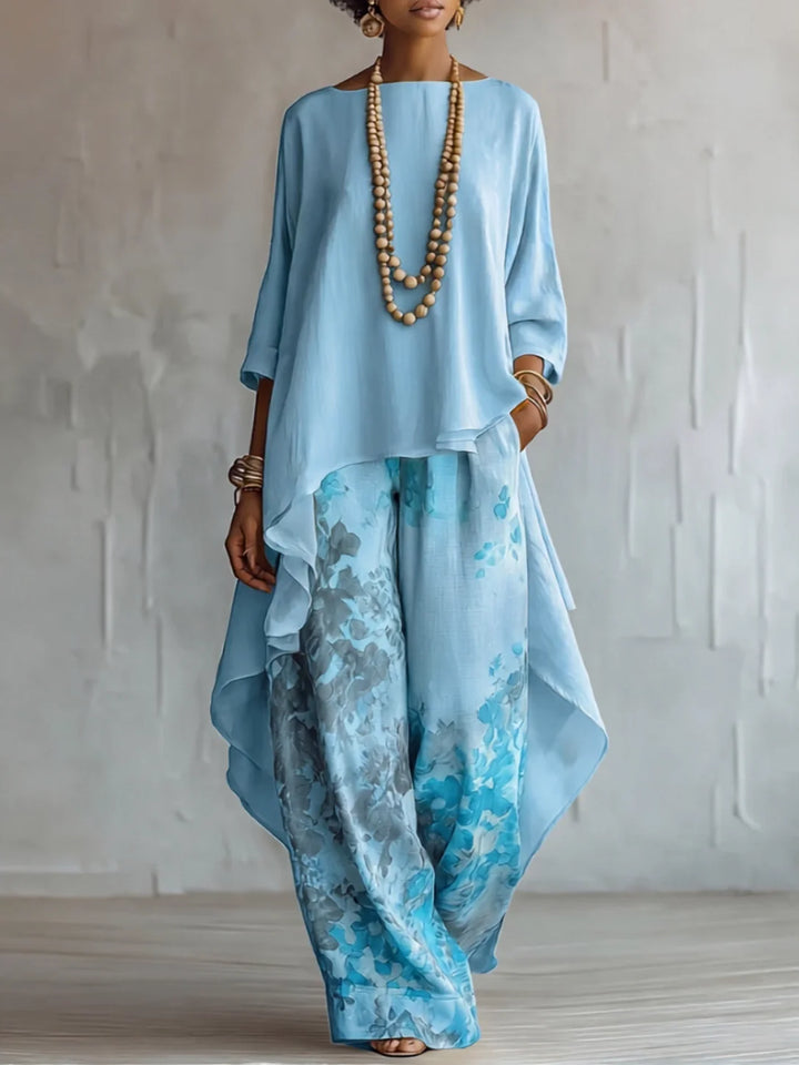 Geneva | Asymmetric Fluid Floral Set