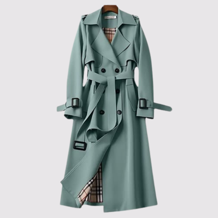 Marena | Elegant Trench Coat Timeless Style with Belt