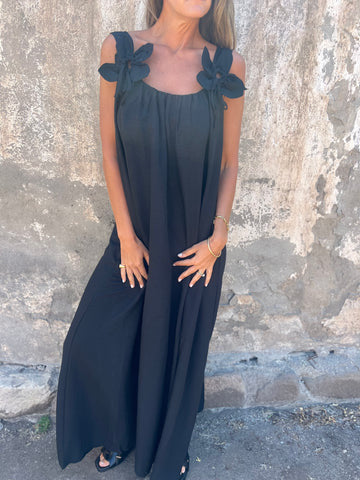 LUCIANA | Floral Strap Maxi Dress
