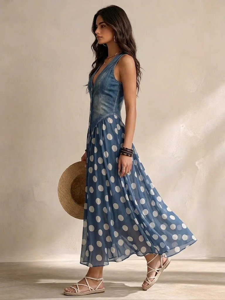 Jasmin | Denim Dress