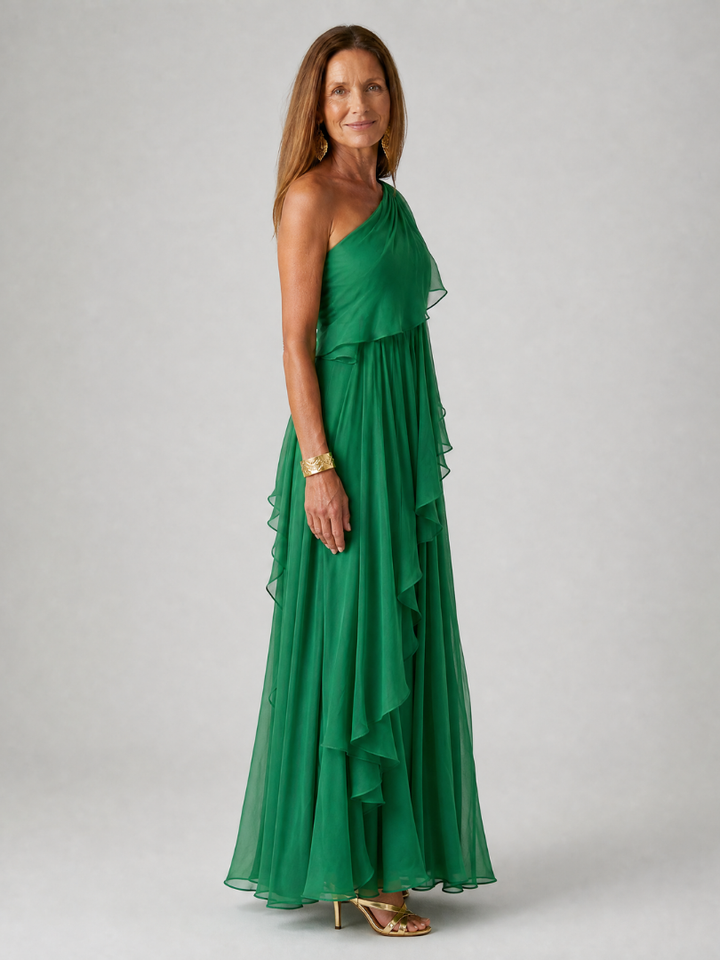 TRACEY | One-Shoulder Maxi Dress