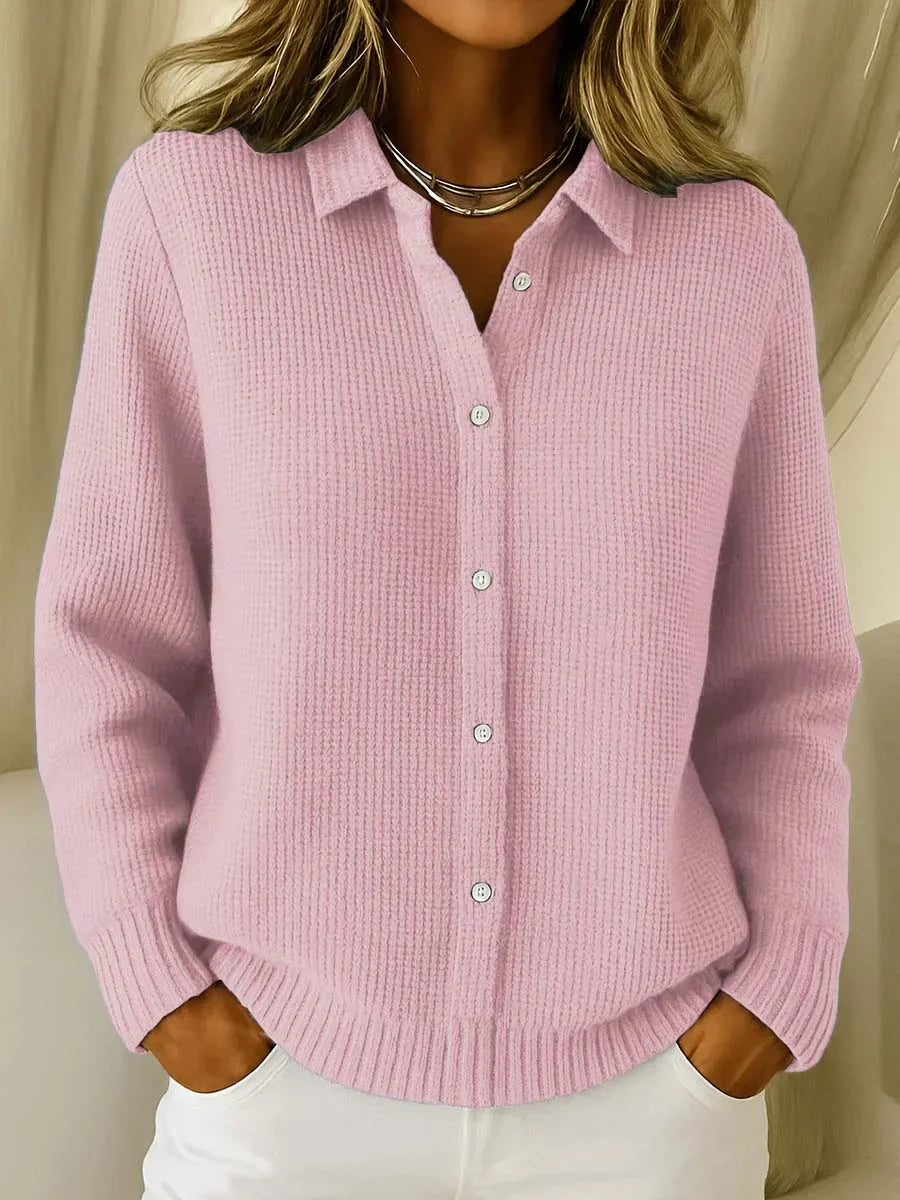 KATRINA™ | Textured Knit Button Cardigan