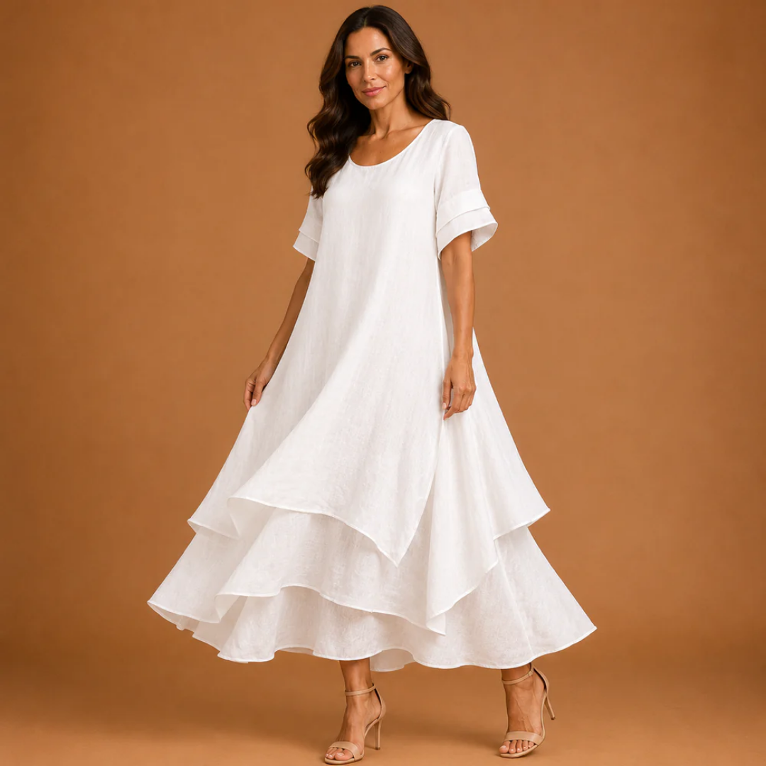 Aria | Fluid Tiered Maxi Dress