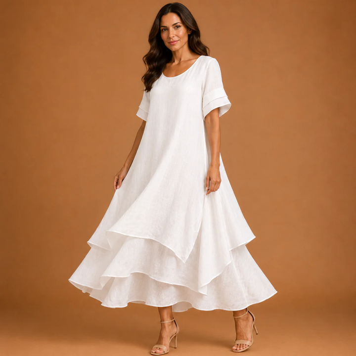 Aria | Fluid Tiered Maxi Dress