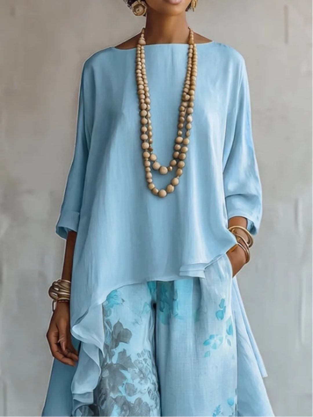 Geneva | Asymmetric Fluid Floral Set