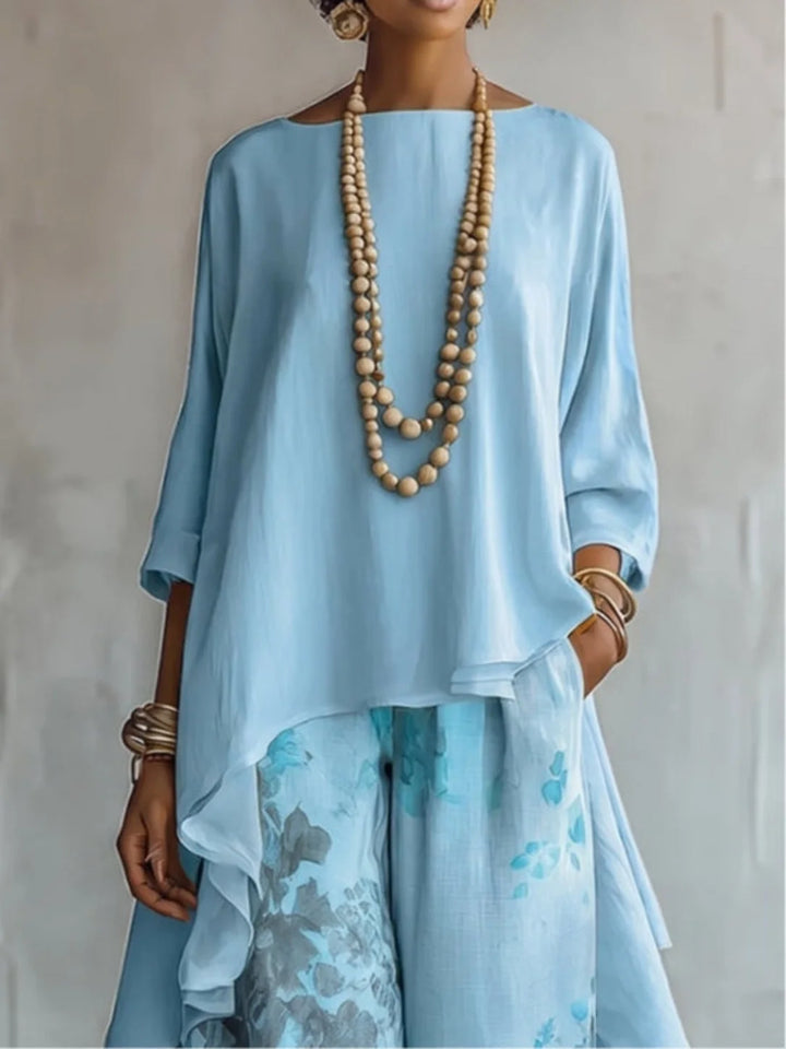 Geneva | Asymmetric Fluid Floral Set