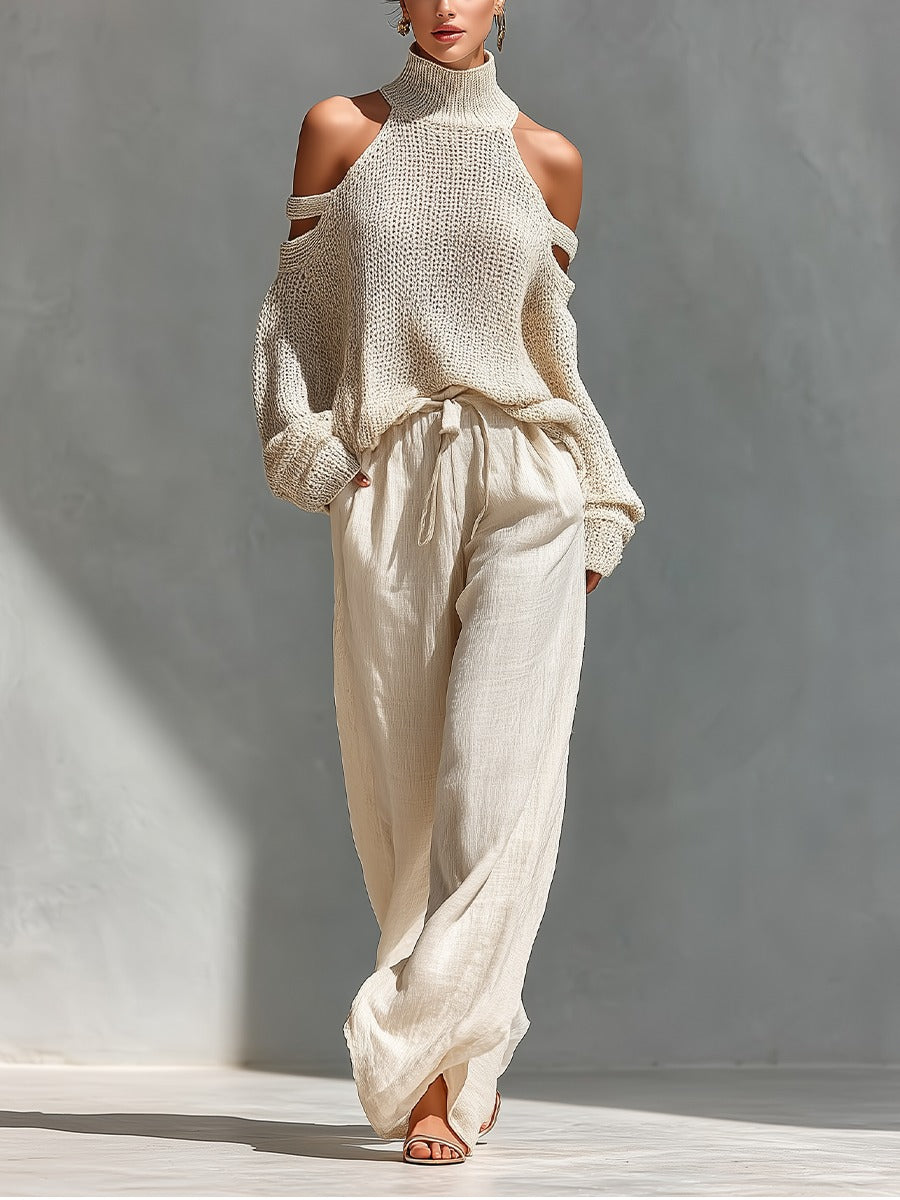 Vessa | Two-Piece Set with Bardot Neckline