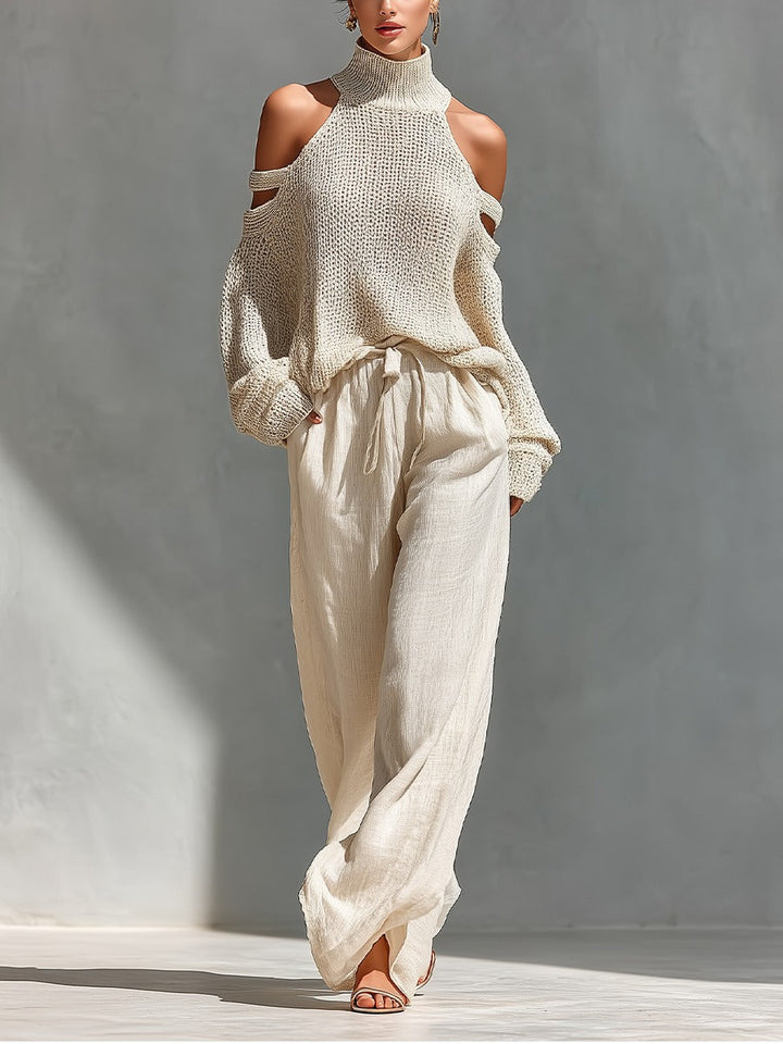 Vessa | Two-Piece Set with Bardot Neckline