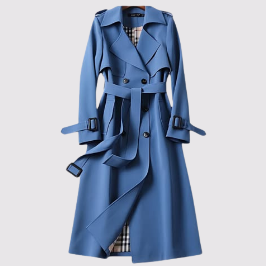 Marena | Elegant Trench Coat Timeless Style with Belt