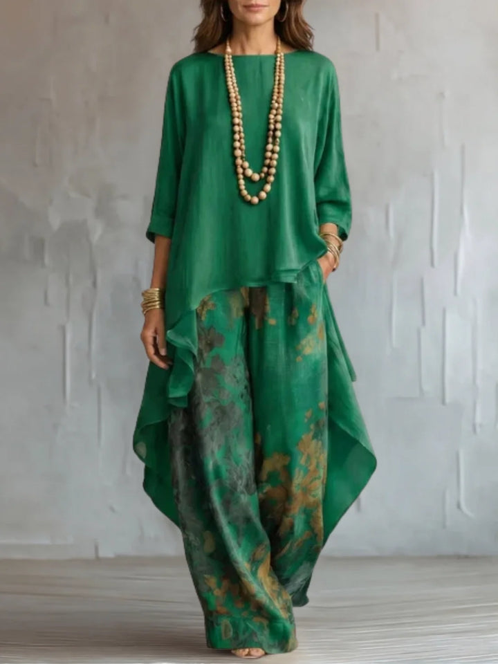 Geneva | Asymmetric Fluid Floral Set