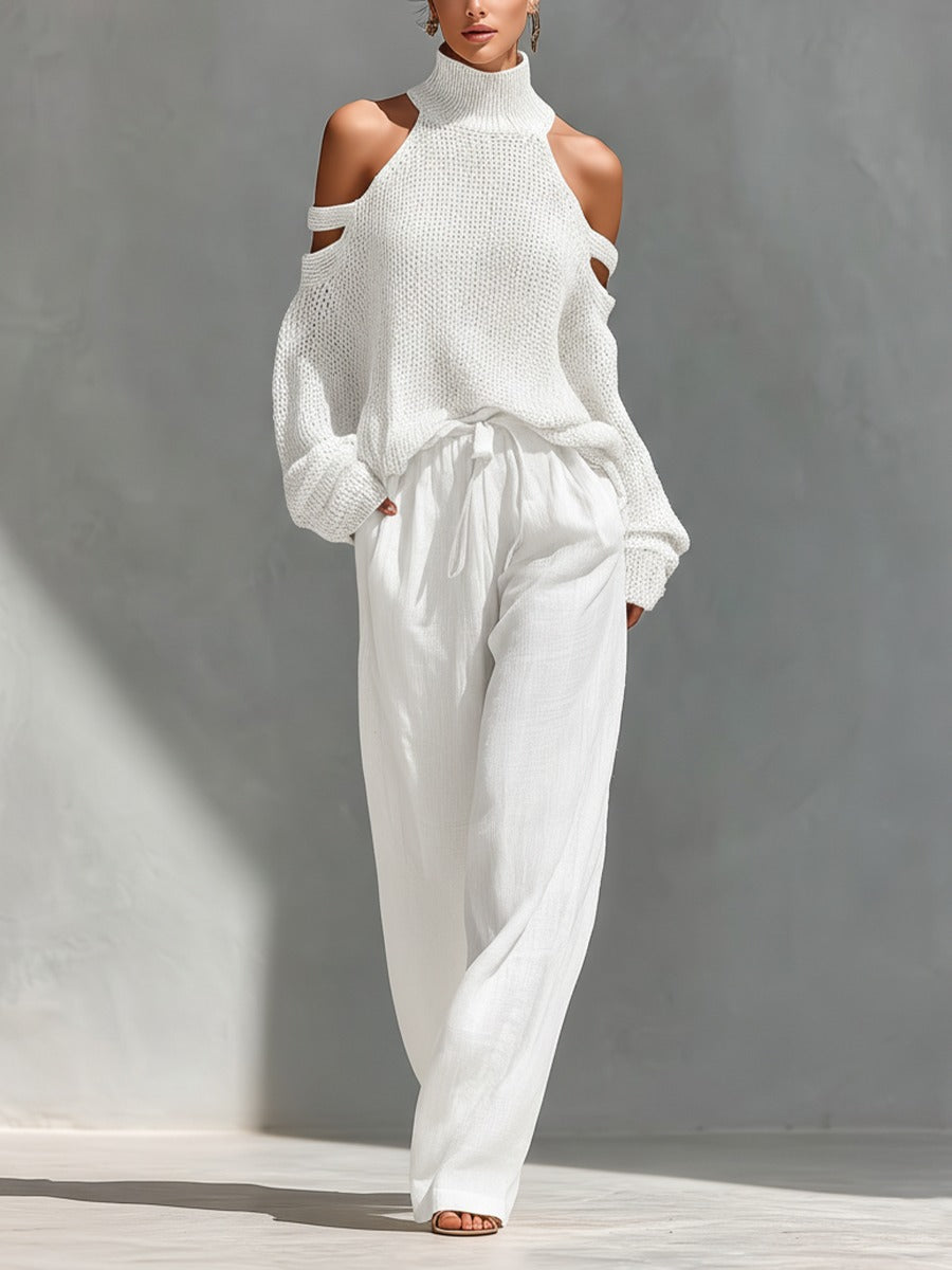 Vessa | Two-Piece Set with Bardot Neckline