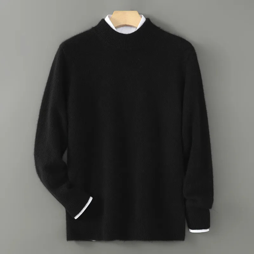 Olivia Mae | Wool Mock-Neck Jumper