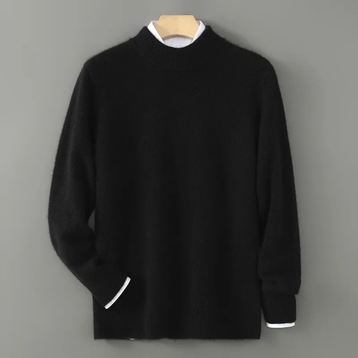 Olivia Mae | Wool Mock-Neck Jumper