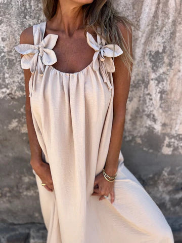LUCIANA | Floral Strap Maxi Dress