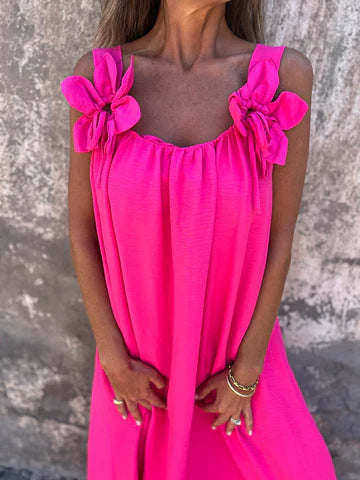 LUCIANA | Floral Strap Maxi Dress
