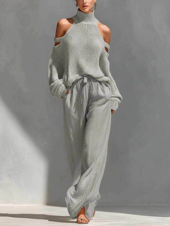 Vessa | Two-Piece Set with Bardot Neckline