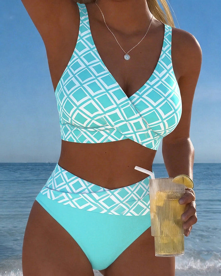 Roxy | Swimwear with Diamond Pattern