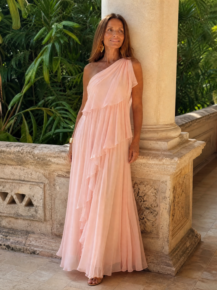 TRACEY | One-Shoulder Maxi Dress