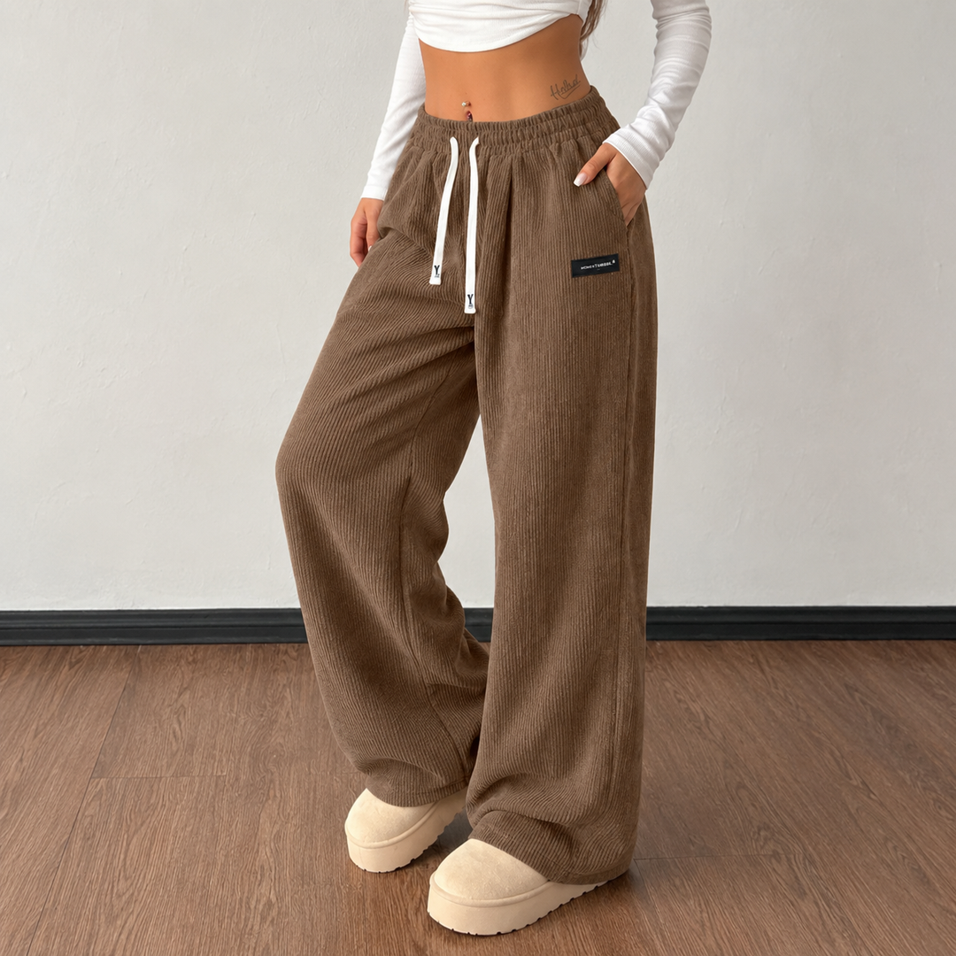Livia | Comfortable Wide Trousers