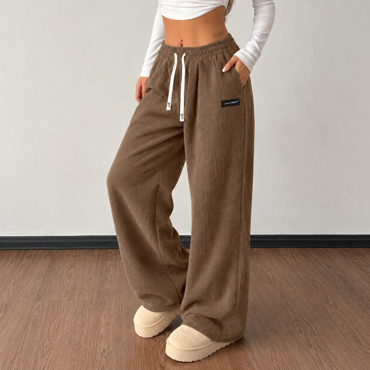 Livia | Comfortable Wide Trousers