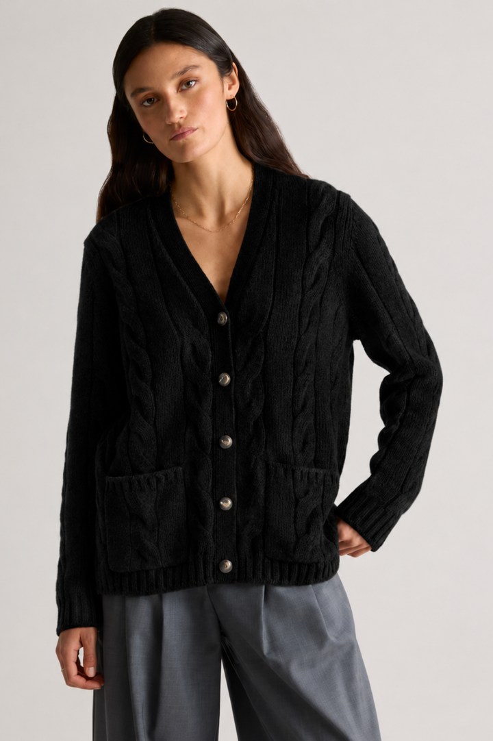 Elisa | Cable Knit Cardigan