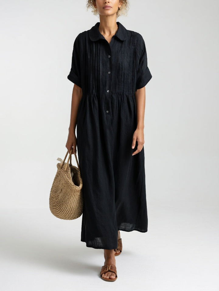 Lysandra | Summer Flowing Shirt Dress