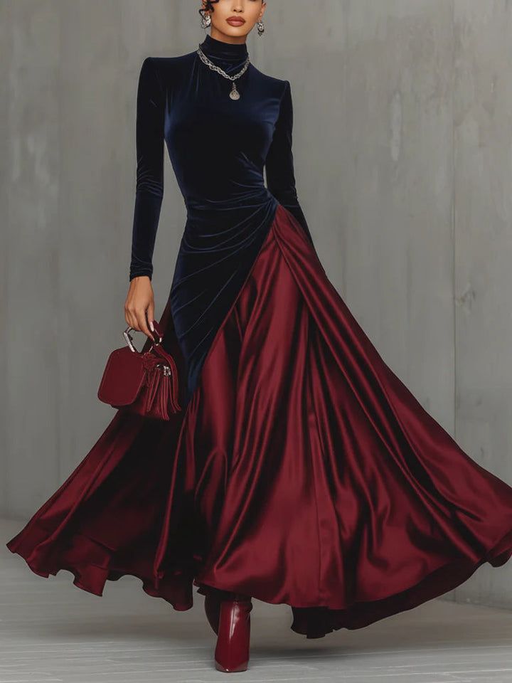 Lucrèce | Long Bicolour Dress