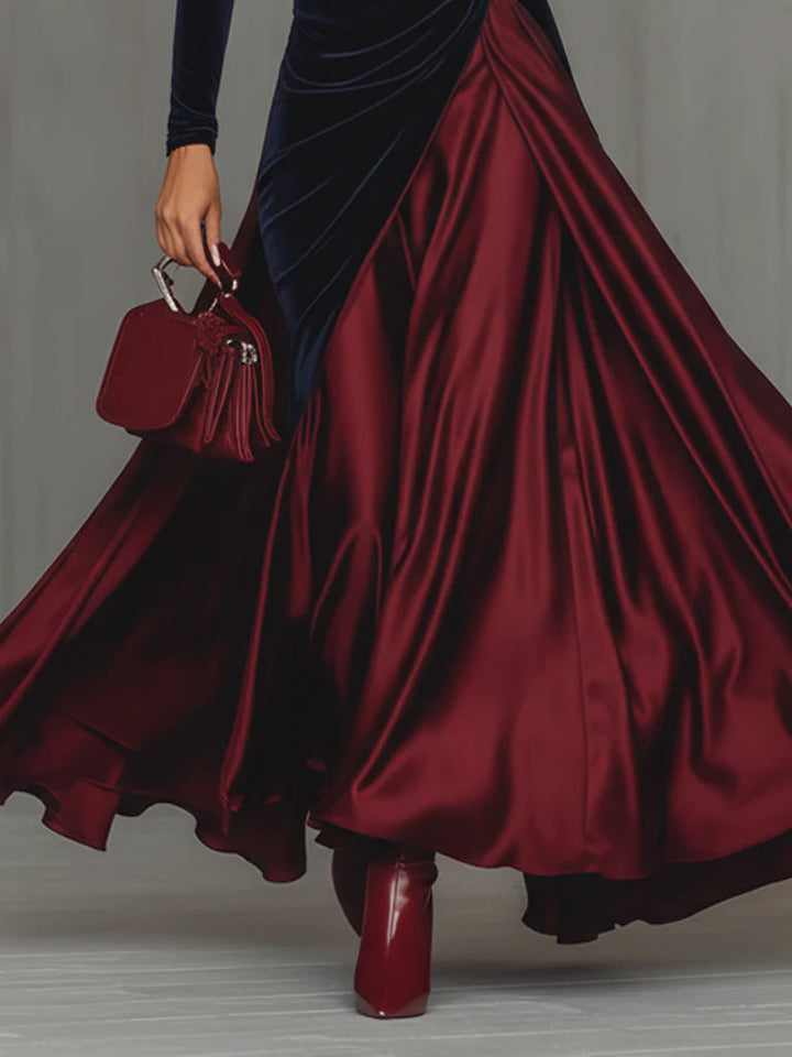 Lucrèce | Long Bicolour Dress