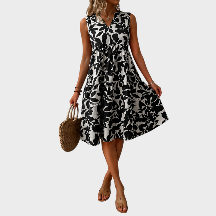 Soomin | Casual Summer Dress with Floral Print