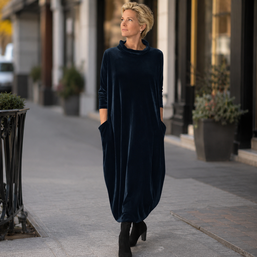 Leona | Velvet Maxi Dress