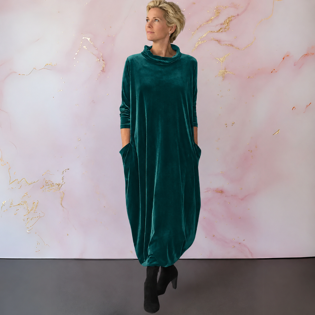LEONA™ | Velvet Maxi Dress