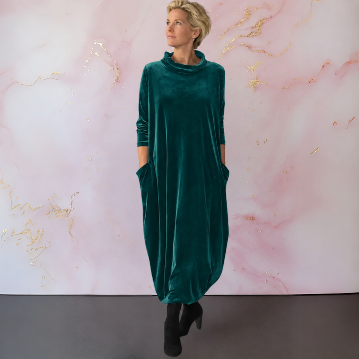 LEONA™ | Velvet Maxi Dress
