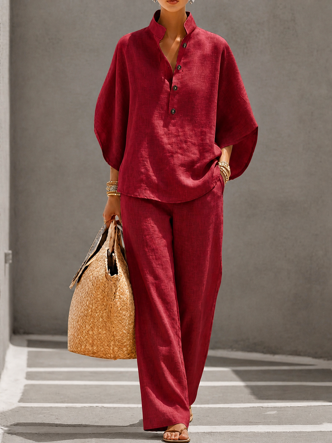 Carlotta | Two-Piece Palazzo Set