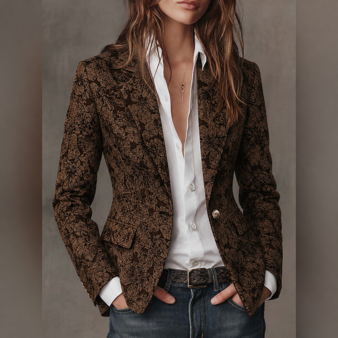 Estelle | Jacquard Blazer Fitted