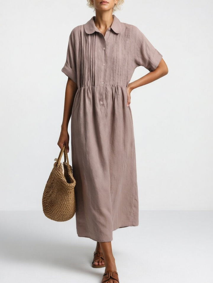 Lysandra | Summer Flowing Shirt Dress