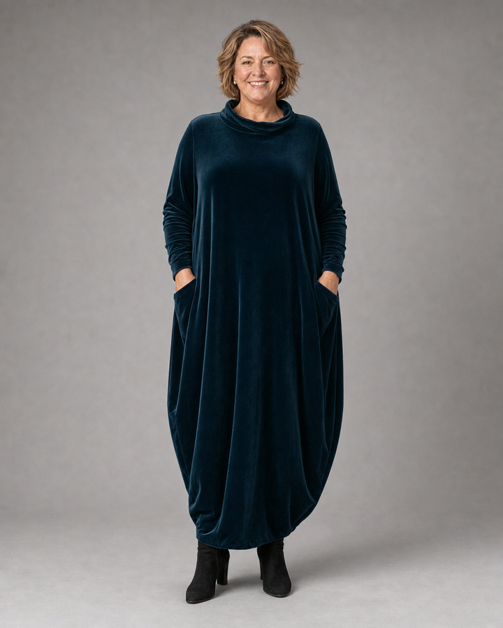 Leona | Velvet Maxi Dress
