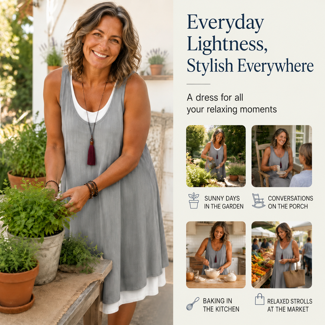 MARISSA | Layered Sleeveless Dress